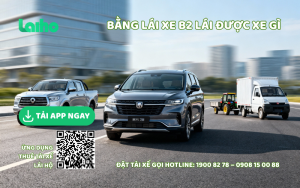bằng lái xe b2 lái xe gì