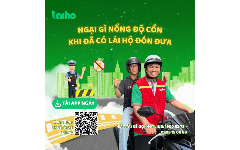 dịch vụ đưa người say về nhà của lái hộ