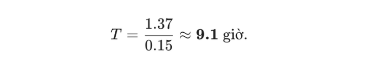 Công thức tính nồng độ cồn
