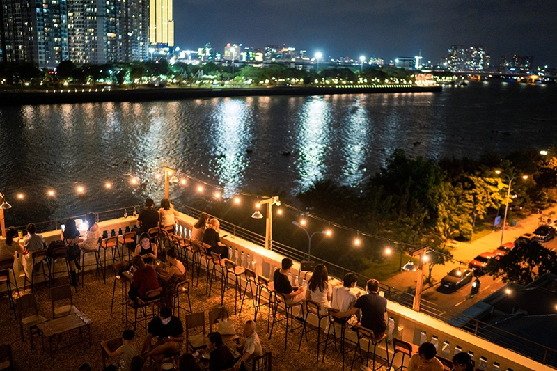 chạng vạng rooftop - Quán nhậu Bình Thạnh