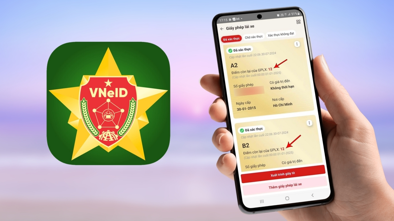 tra cứu điểm bằng lái xe