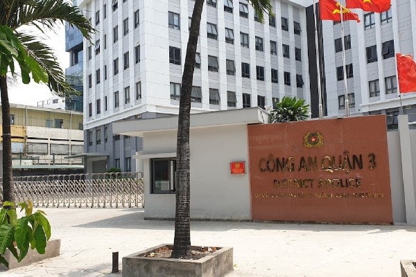 trụ sở công an quận - thành phố Hồ Chí Minh