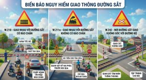 CẨM NANG LÁI XE AN TOÀN - LÁI XE BĂNG QUA ĐƯỜNG TÀU HOẢ NƠI NỘI ĐÔ 1