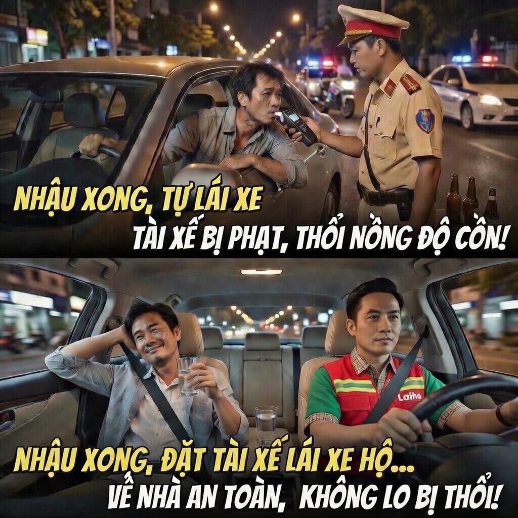 GIẢI PHÁP AN TOÀN: DỊCH VỤ ĐƯA NGƯỜI SAY VỀ NHÀ 34